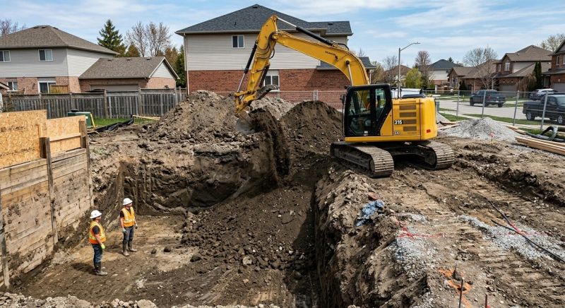 Footer Excavation in Houston, TX