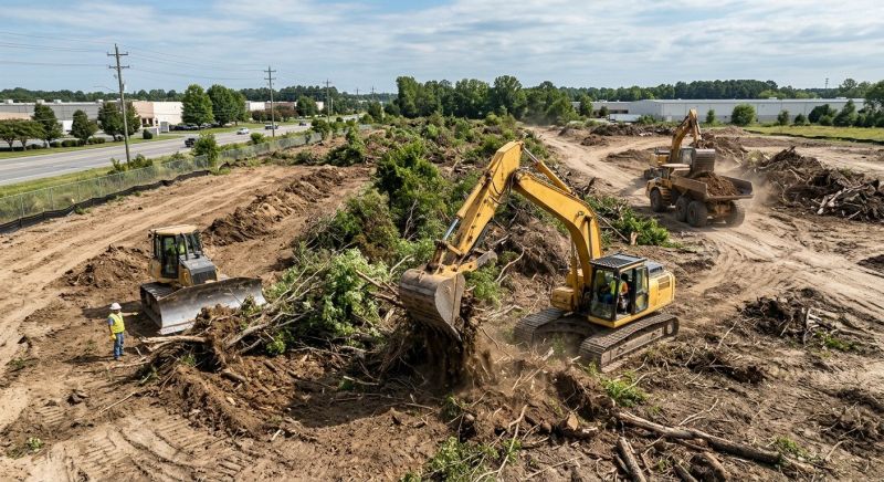 Commercial Lot Clearing in Marietta, GA