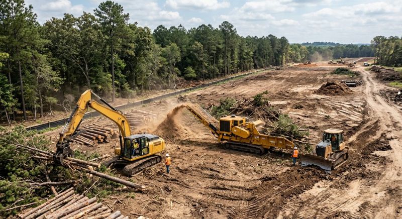 Commercial Property Clearing in Houston, TX