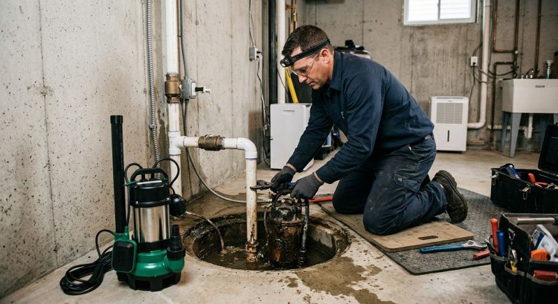 Drainage Pump Installation in Auburn, AL
