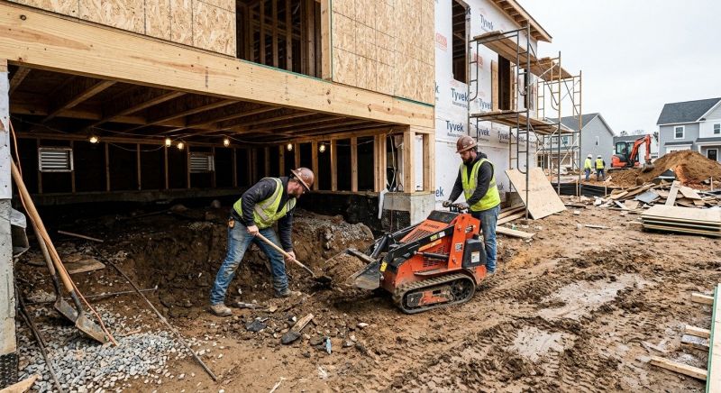 Footer Excavation in Houston, TX