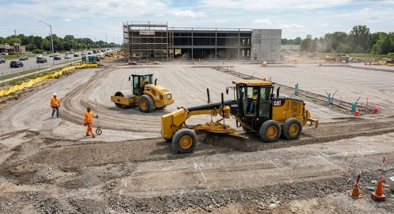 Parking Lot Excavation in Houston, TX