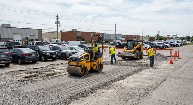 Parking Lot Gravel Repair in Houston, TX