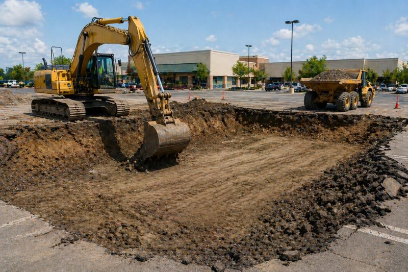 Parking Lot Leveling in Atlanta, GA