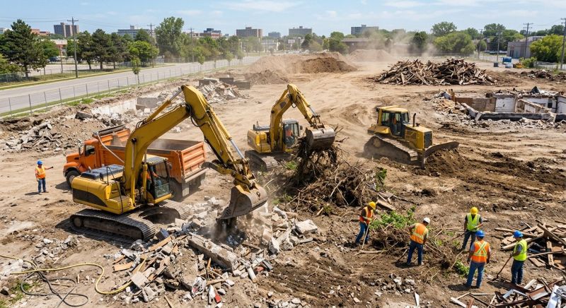 Site Clearing Service in Houston, TX